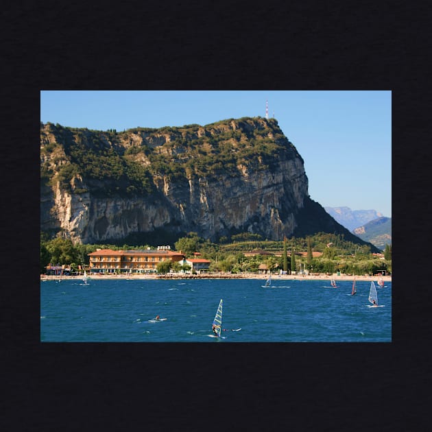 Windsurfers at Torbole, Lake Garda by RedHillDigital